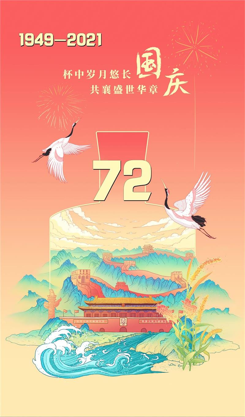 山河壮丽，岁月峥嵘，祝福我们的国家昌盛兴旺！